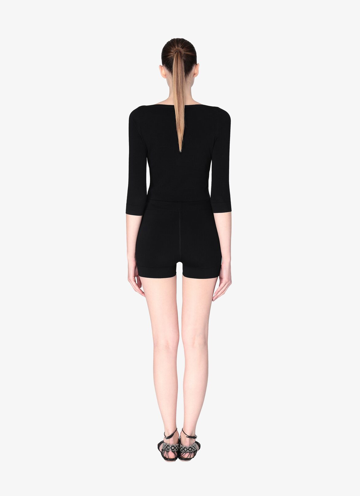 Boxer Short 
 ALAÏA BLACK BOXER SHORT